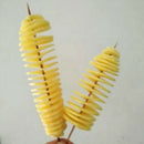 4 spits Potato Tower Chips Making Twist Shredder Stainless Steel Potato