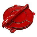 Aluminum Tortilla Press Maker Folding DIY Flour Corn Baking Gadget (Red S) A