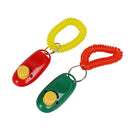 Training Clicker i click clickers with wrist band strap - RED & GREEN, for