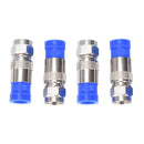 10x RG6 F Compression Connector Coax Cable Coaxial Fitting Compression Too Hn