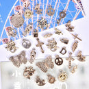 30Pcs Mixed Styles Charm Pendants DIY Jewelry Necklace Bracelet Craft Finding OZ