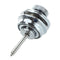 Flat Head Chrome Strap Lock for Electric Guitar