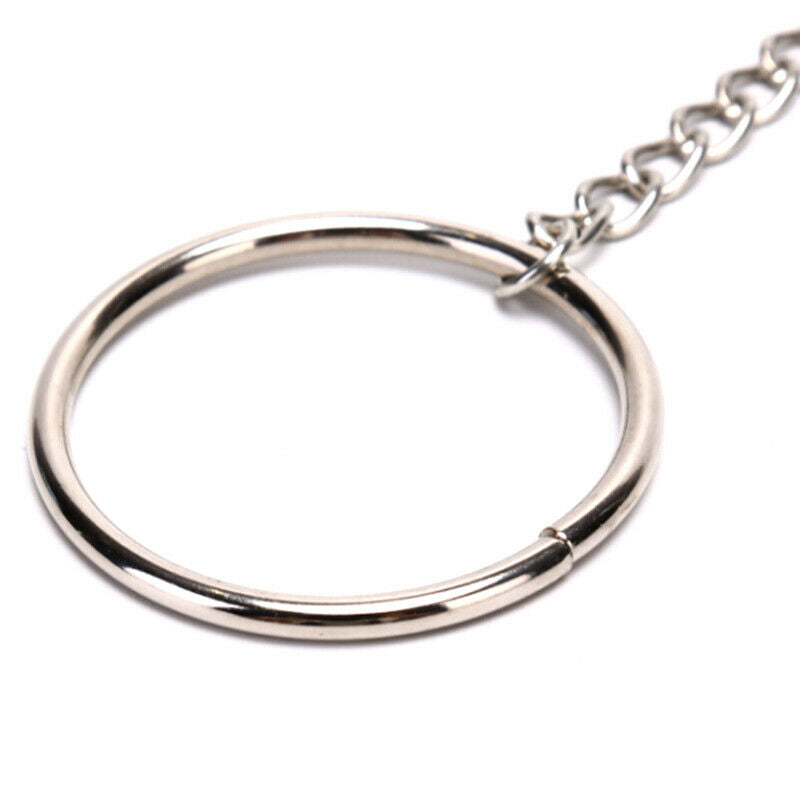 20cm Long Metal Wallet Chain Belt Rock Hipster Pant Jean Keychains Big RingPu-OZ