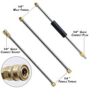 90 Inch Universal Wand Set Car Washing Pressure Washer Wand Extension, Repl