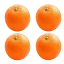 4 Pcs Soft Plastic Simulation Orange Fruit Home Decoration Burgundy Q7P6