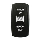 7Pins Boat Car Waterproof White LED Light Rocker Switch 12-24V SPST On-Off-On