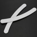 10 x Grey Nail Files Sanding 100/180 Curve Banana for Nail Art Tips