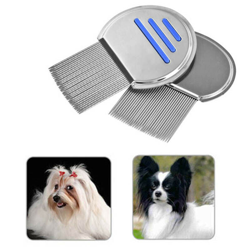 Pet Lice Comb Stainless Steel Lice Comb Grooming Brush For Dog Cat Pet Flea