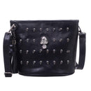 Women Messenger Leather skeleton bag Shoulder Bag Cross body Bag