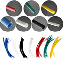 70x 5 Sizes Assorted 2:1 Heat Shrink Tubing Tube Wrap Sleeve Wire Cable Kit