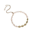 Alloy Shell Necklace Women Long Chain Pendant Elegant Choker Jewelry Gift Y4O0
