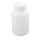 Plastic Cylindrical Lid Cap Leakproof Liquid Laboratory Bottle (White) E6J5