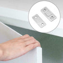 Strong Magnetic Door Closer Cabinet Catch Latch Cupboard Thin U lock Closer Z4B3