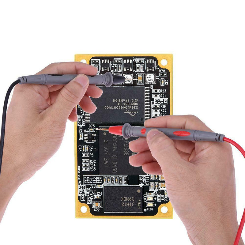 2pcs Universal Digital Multimeter Pens Lead Probe Wire 1000V 20A Ammeter