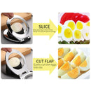 2 In 1 Stainless Steel Egg Slicer Eggs Cutting Slices and Wedges Egg Fruit  OZ