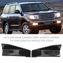 2pcs Universal Car Rear Bumper Lip Splitters Spoiler Apron Corner Protector