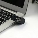 Mini 3 Port USB 2.0 Rotate Splitter Adapter Hub for PC Notebook Laptop Expansion