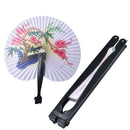 Paper Folding Chinese Oriental Floral Hand Fans Wedding Favours Table Favor JR