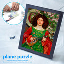 1000pcs DIY Woman Playing Piano Jigsaw Oil Painting Assembling Picture Toys