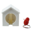 Sparrow Bird House Key Holder Whistler Wall Decor Gift