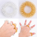 5 PCS Finger Massage Ring Acupuncture Rings Health Care Body Massager B 3C