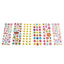 5Pcs/Lot Cute Star Flower Bubble Stickers Cartoon Kids Classic Toys Stickers 3CA