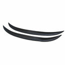 2X Carbon Fiber Car Wheel Eyebrow Arch Trim Lips Strip Fender Flare Protector 3C