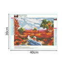 5D DIY Colored Landscape Full Drill Diamond Painting Embroider Cross Stitch