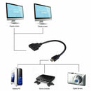 HDMI Port Male to Female 1 Input 2 Output Splitter Cable 1080P Adapter NFJ.kz