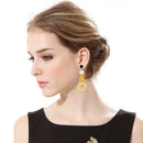 Fashion Women Circle Ball Dangle Ear Stud Geometric Earrings Casual Jewelry