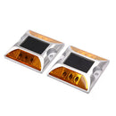 6 LED Solar Power Marker Driveway Pathway Dock Path Ground Road Step Li ZY FT
