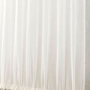 4 Pieces White 25x72 inch Home French Door Curtains Blackout Patio/Sliding