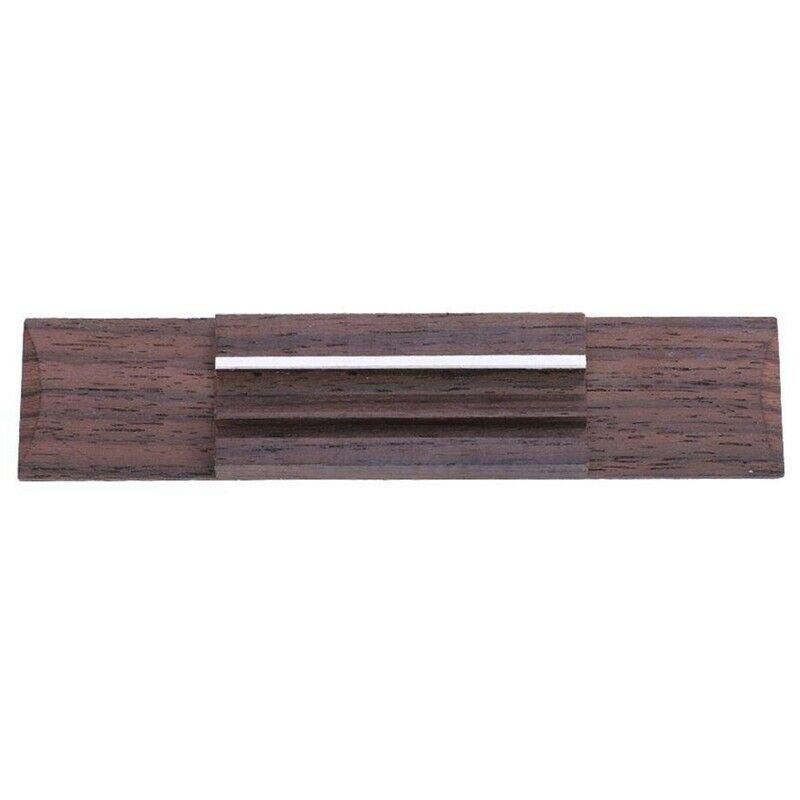 Ukulele Rosewood Bridge,Rosewood Saddle Thru Guitar Bridge 4 String Rosewoo