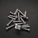 170pcs M4 Stainless Steel Screws Countersunk Head Screw Hexagonal Nuts Set OSU