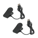 2Pack USB Clip Charging Charger Data Cable For Garmin forerunner 35 Watch 1m