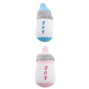 2 pcs NEW Tough Plush Squeaky Baby Bottle Toys Dog/Puppy/Cat Pets Supplies