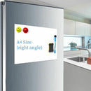 Reminder Fridge Magnetic Whiteboard Family Message Board Office Memo(A4 rig