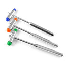 Orange Multifunction Neurological Reflex Hammer Percussor With Brush Medica