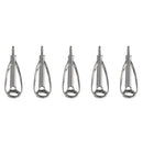 5pcs SIC Fishing Rod Guides Tips Line Repair Kit Rings Stainless Steel Frame