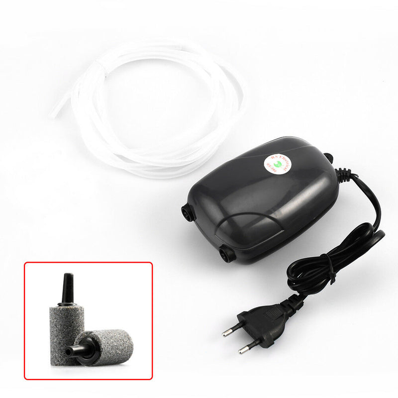 Efficient Aquarium Oxygen Fish Air Pump Tank High Energy Super Silent!QF3C