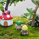 Moss Micro Landscape Ornaments Love Pot Plant Mix Size Fairy Garden Decor,Cra JR