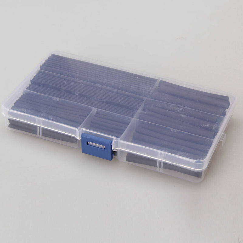 150pcs 2:1 Heat Shrink Tubing Wire Cable 8 Sizes 2-13mm Black