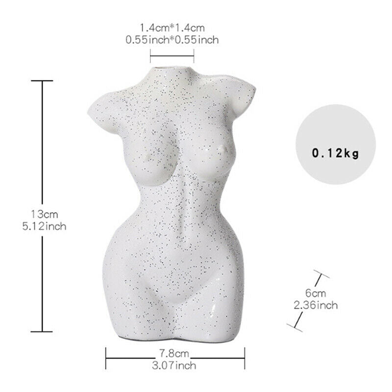 Body Art Design Vase Flower Vase Creative Hobby Vase Planting Machine Home S Hn
