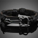 Trendy Guitar Shape Girl Boy Braid Bracelet String Band Bangle Black