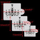 3Pcs Chandelier Lace Wedding Cake Cookie Fondant Baking Stencil Decoratingã€NME