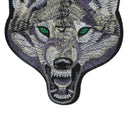 animal wolf head iron on patches sew-on embroidered patch motif applique JR