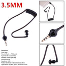Monaural Headphone Air Tube Anti-radiation Earphone Stereo Headset Black
