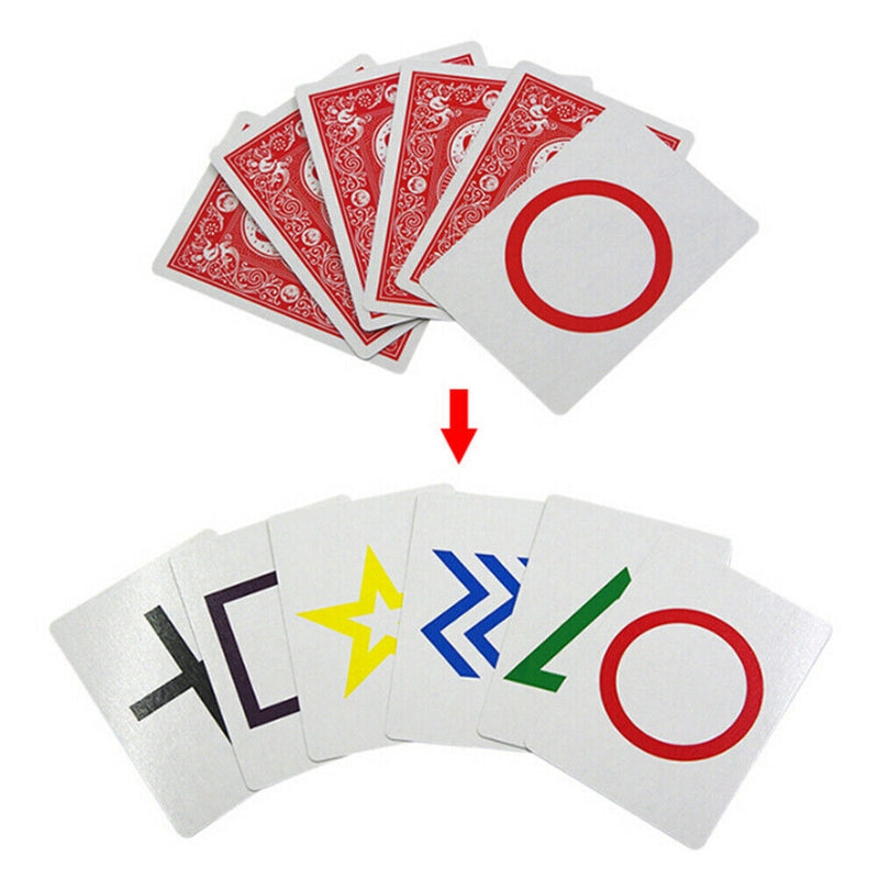 2 Sets ESP Classic Cards Group Magic Tricks  Easy To Do Children Kids Magic TME
