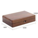 Wooden Fly Fishing Box Portable Double Side Slit Foam Insert Fly Tackle Case h