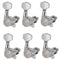 6R Chrome Locked String Tuning Pegs Key Tuners Machine Heads for Acoustic E